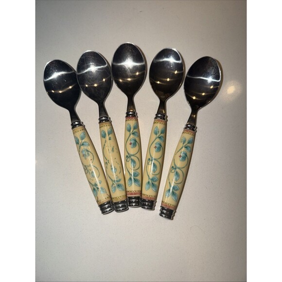 Pfaltzgraff Vintage French Quarter Stainless Silverware Flatware - 30 Pieces - Picture 2 of 7